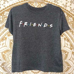 “FRIENDS” SHORT SLEEVE T-SHIRT IN GREY, SO SOFT…LADIES SIZE XS